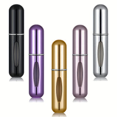 5 Pcs Mini Refillable Perfume Atomizer Bottle 5ml Travel Size Spray