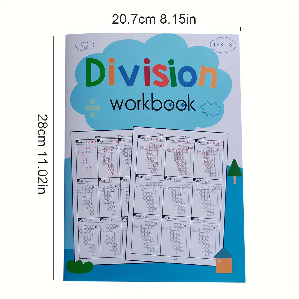 YUYNLEP Youngsters' Division Practice Workbook - 12 Daily Timed Math Tests