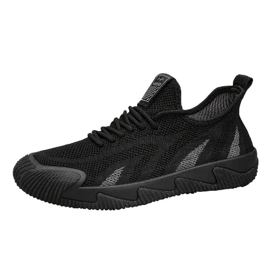 Men's Lace up Sneakers Lightweight Walking Shoes Comfortable and Breathable