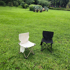 Portable Folding Stool 23 inch Heavy Duty Chair for Gaming Camping Hiking Beach