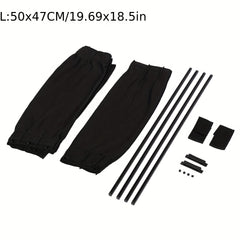 2pcs Car Sun Shade Side Window Curtain UV Protection Visor Blinds Cover