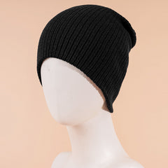 Solid Knitted Ski Hat for Men and Women