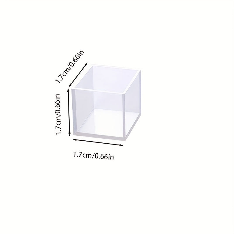 Large Transparent Silicone Cube Mold for Resin Casting