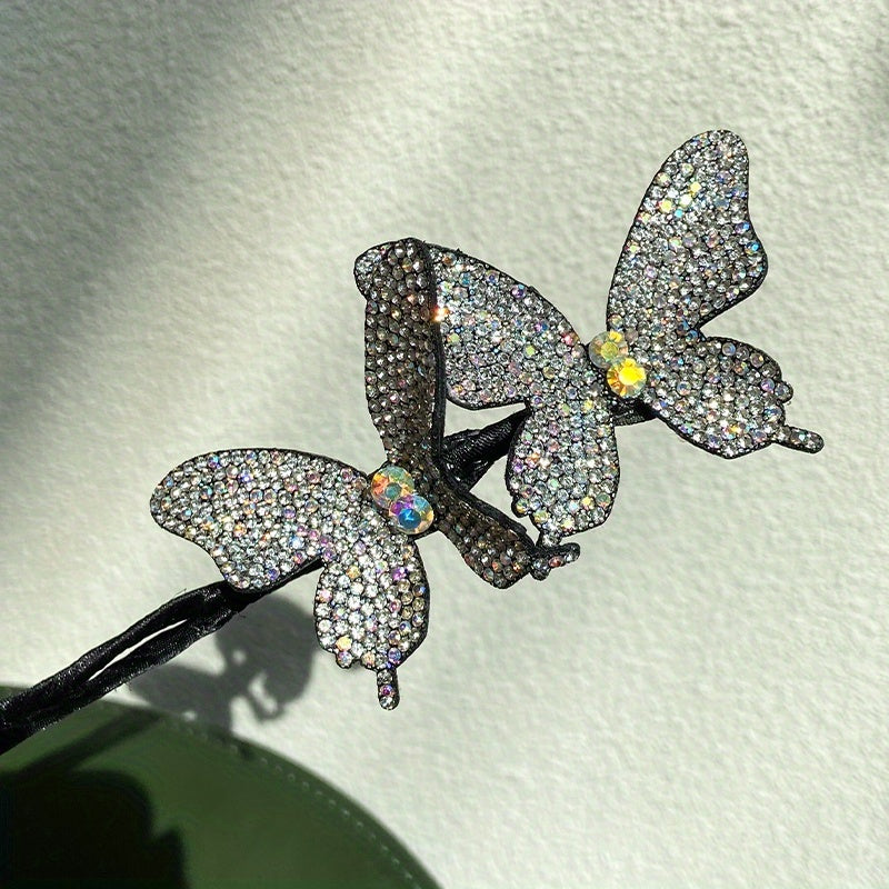 Butterfly Plate Hair Clip Hair Accessory Headwear For Women
