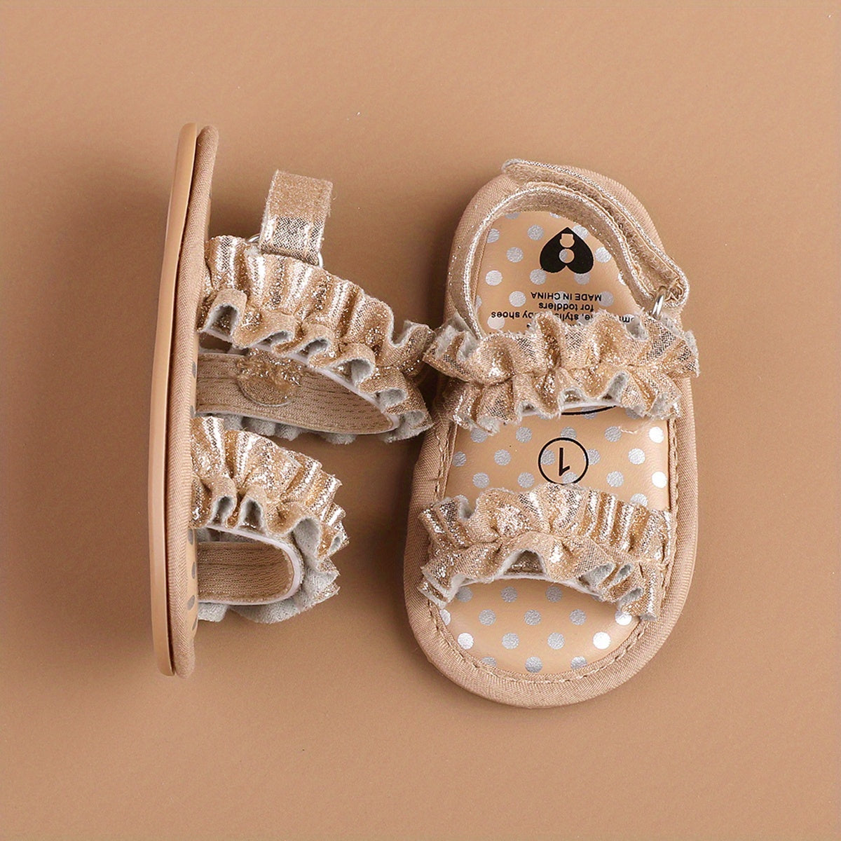Baby Girls Breathable Open Toe Sandals Lightweight Anti Slip Comfortable