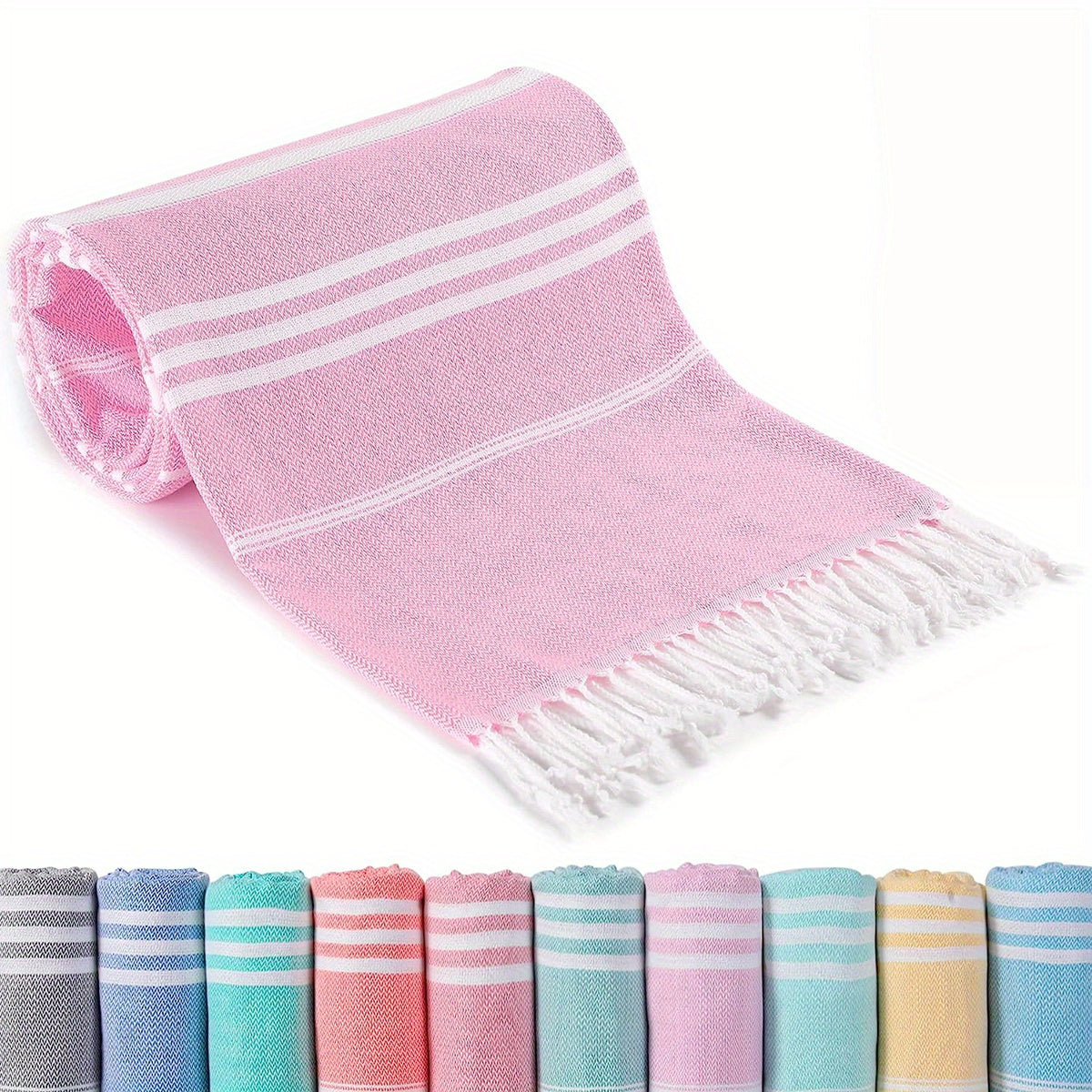 Oversized Beach Towel for Pool Cruise Vacation - Soft, Sandproof, Quick Dry