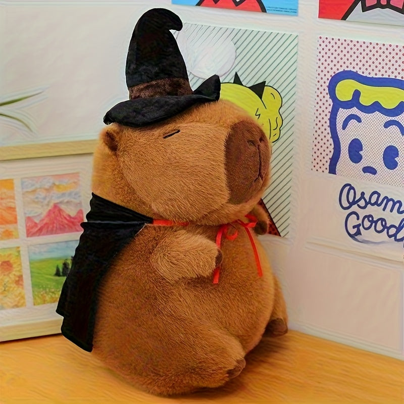 Capybara Chef Plush Stuffed Animal with Expressive Eyes