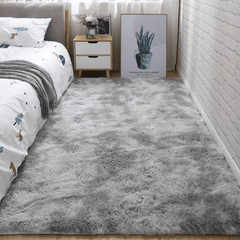 Soft Area Rugs Fluffy Shag Plush Tie Dyed Living Room Carpet