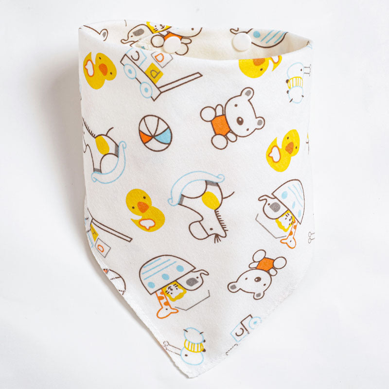Newborn Feeding Drool Bibs Cotton Triangle Scarf Unisex Baby Teething Bibs