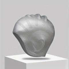 Silicone Swimming Cap with Ear Pockets for Long Hair