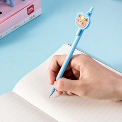 4pcs Mechanical Pencils 0.5-0.7mm, Auto Push Button, Anti-Break Lead