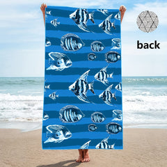 Microfiber Beach Towel Soft Absorbent Sandproof