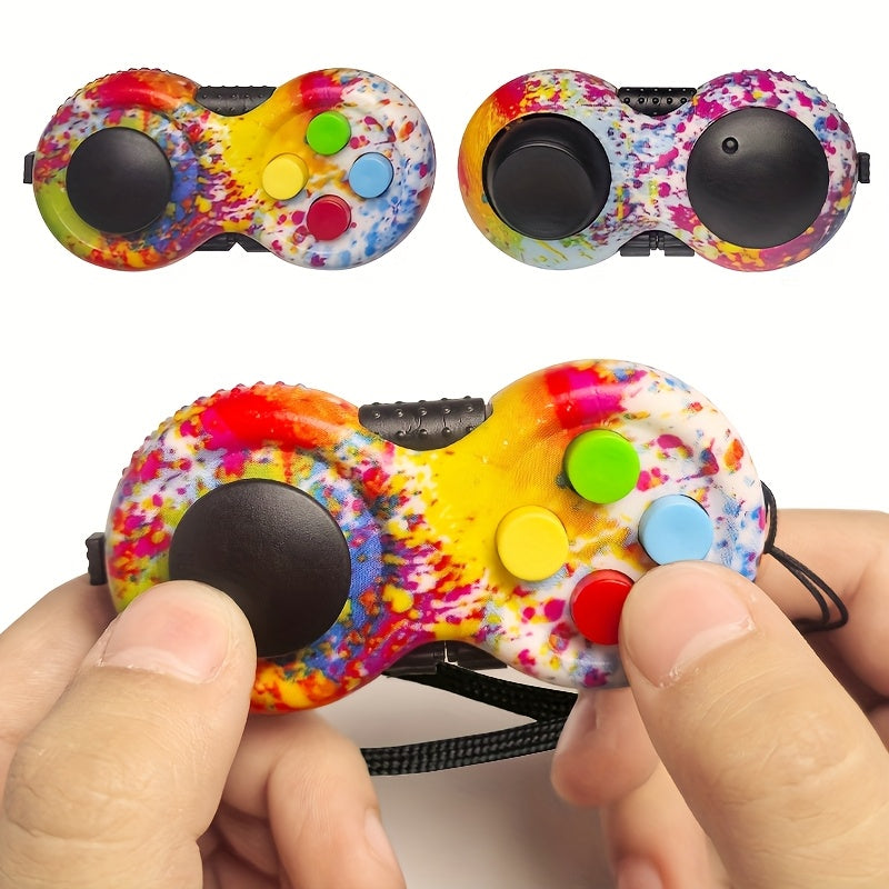 Fidget Controller for Stress Relief with Fingertip Pad & Handle
