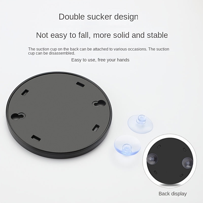 15X Magnification Mirror with Suction Cup for Travel and Grooming
