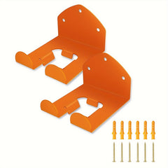 2pcs Wall Mounted Hook Rack Garden Trimmer Rack Anti-rust Stable