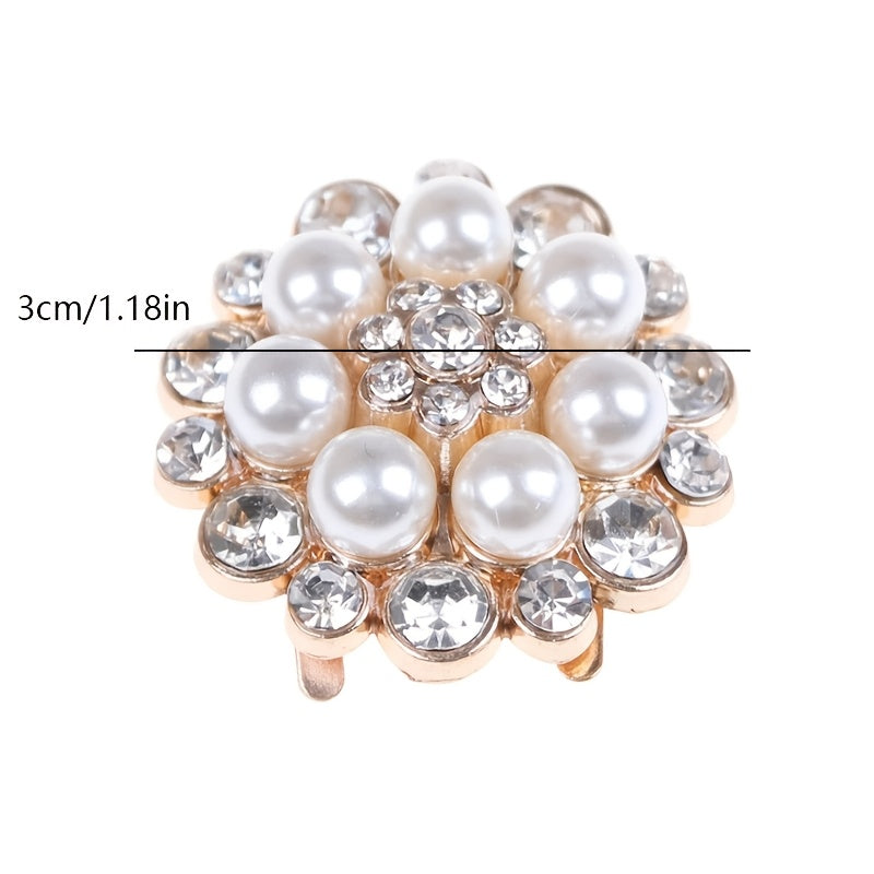 Bridal Shoe Clips Gemstone Rhinestone Heel Buckle Wedding Decoration