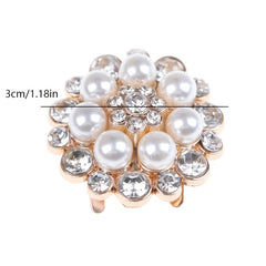 Bridal Shoe Clips Gemstone Rhinestone Heel Buckle Wedding Decoration
