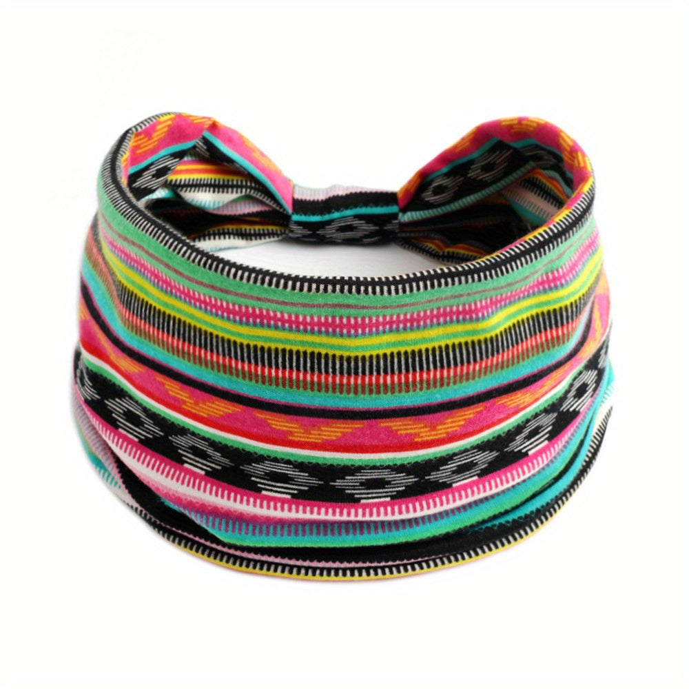 Women's Elastic Headband Ladies Yoga Exercise Non Slip Sweatband