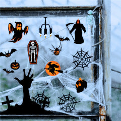 8pcs Halloween Window Clings Decals for Glass Window Decorations