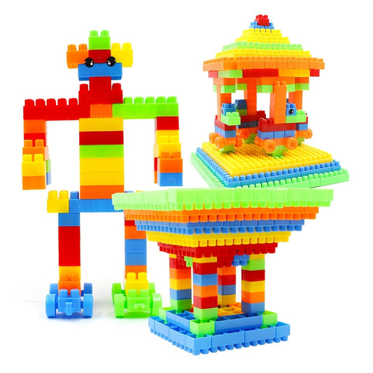 Children's DIY Plastic Building Blocks Educational Toys