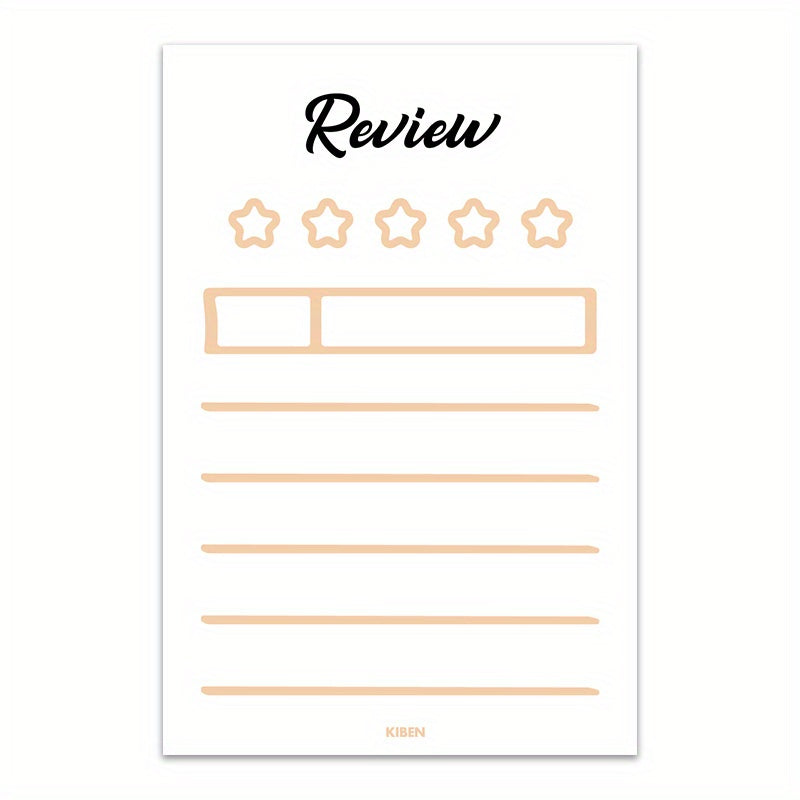 Non-Adhesive Line Style Notes 8x11 60 Sheets