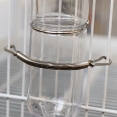 2pcs Spring Clips Rabbit Water Dispenser Bottle For Small Animals