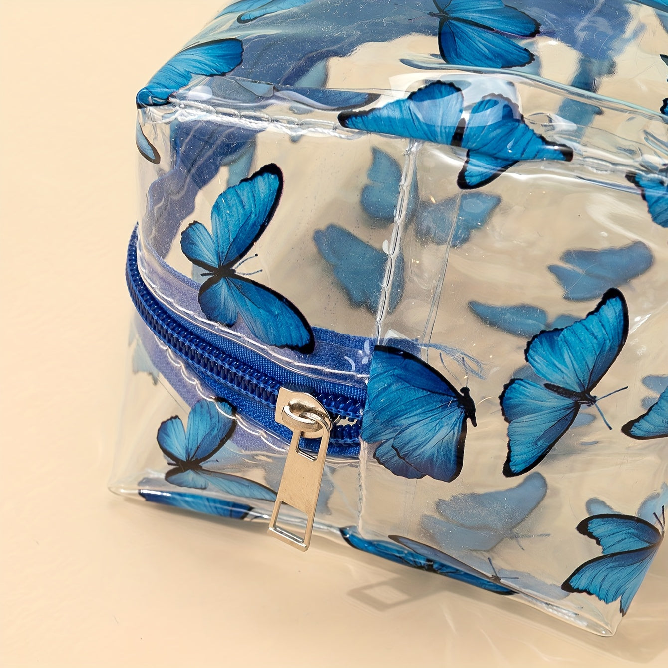 Butterfly Clear Makeup Bag Cosmetic Toiletry Make Up Bag