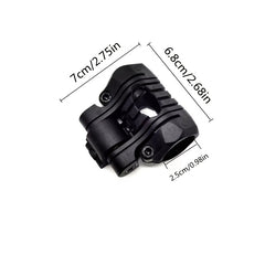 25mm Helmet Flashlight Clip for Outdoor Activities