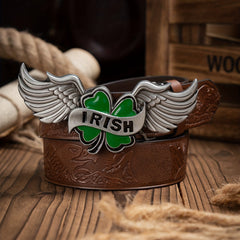 Western Style Men's PU Leather Belt