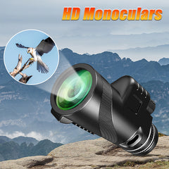 10X High Magnification HD Monocular for Hiking Camping Sports