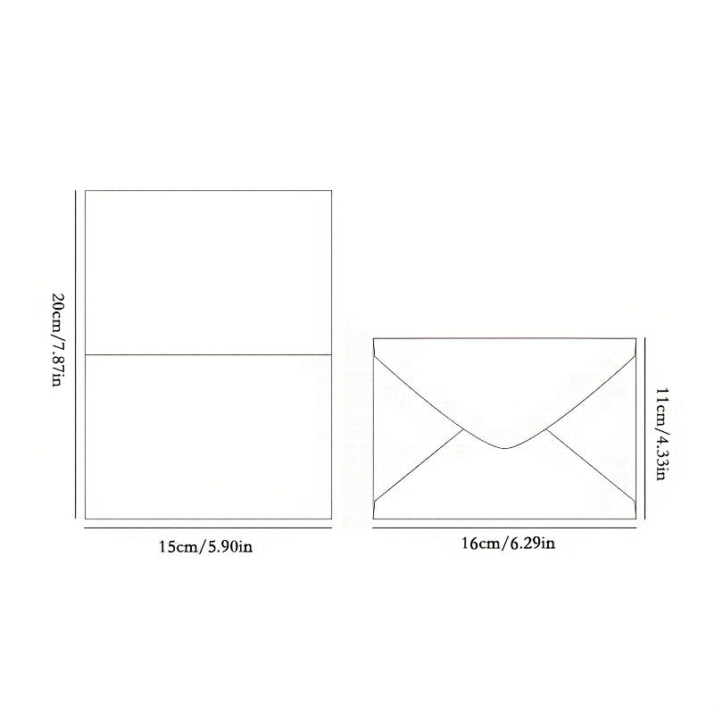 6pcs Thanksgiving Greeting Card with Envelope