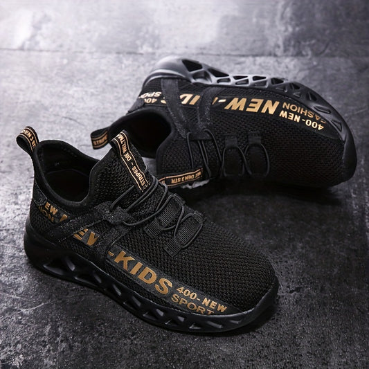 Boys' Breathable Running Shoes with Shock Absorption
