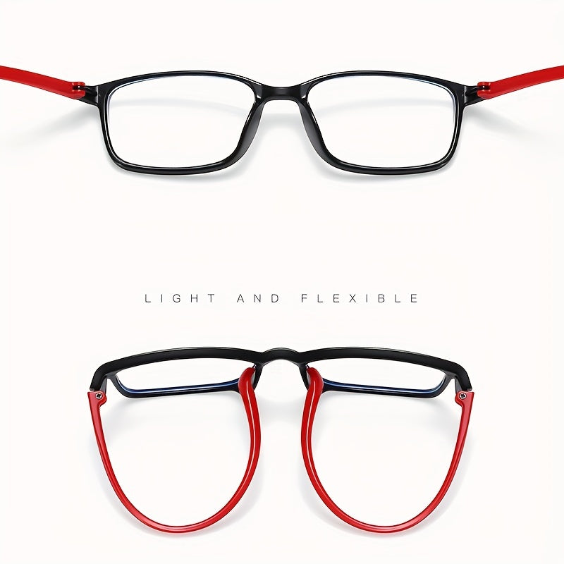 Kids' Light Blocking Computer Glasses, Square Full Frame Anti-Glare Eyewear