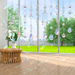 200pcs Crystal Sun Catcher DIY Kit Window & Garden Decor