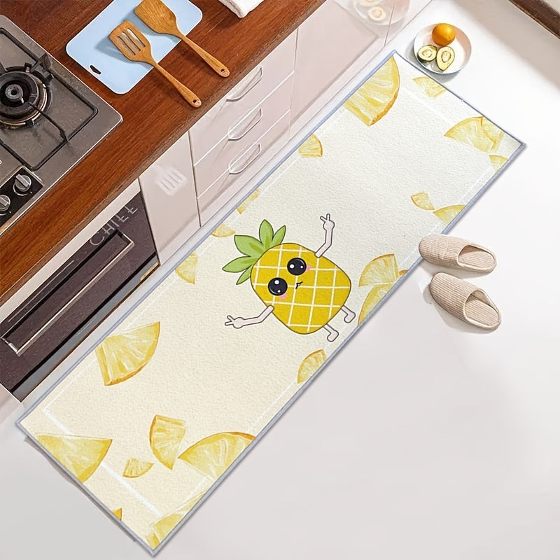 Light Minimalist Kitchen Floor Mat Water Absorbent Non-Slip Runner Mat