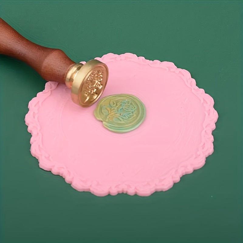2pcs Silicone Heat Resistant Insulated Pad For Wax Seal