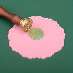 2pcs Silicone Heat Resistant Insulated Pad For Wax Seal