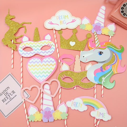 12pcs Cartoon Party Theme Paper Cards Kids Birthday Decor