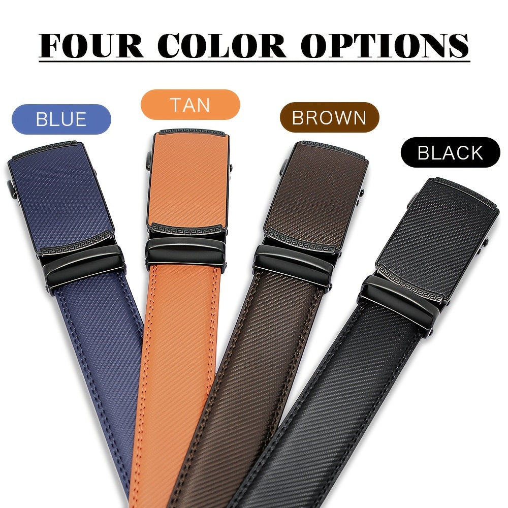 Ratchet Belt For Men Leather 1.7'' - Casual Jeans Belt