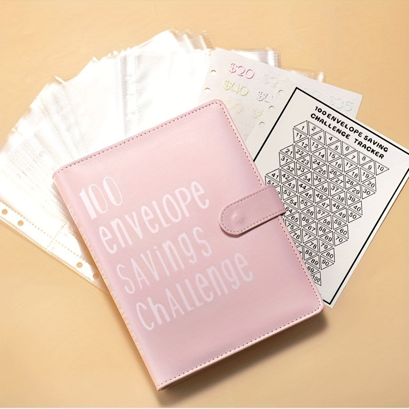 100 Envelope Challenge Binder for Easy Saving