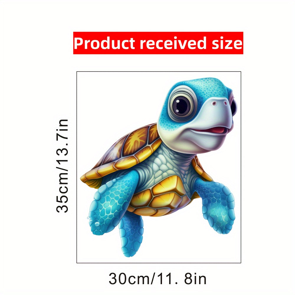 3D Sea Turtle Toilet Wall Sticker