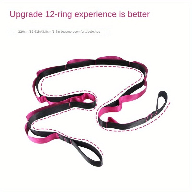 Segmented Yoga Stretching Belt for Body Shaping