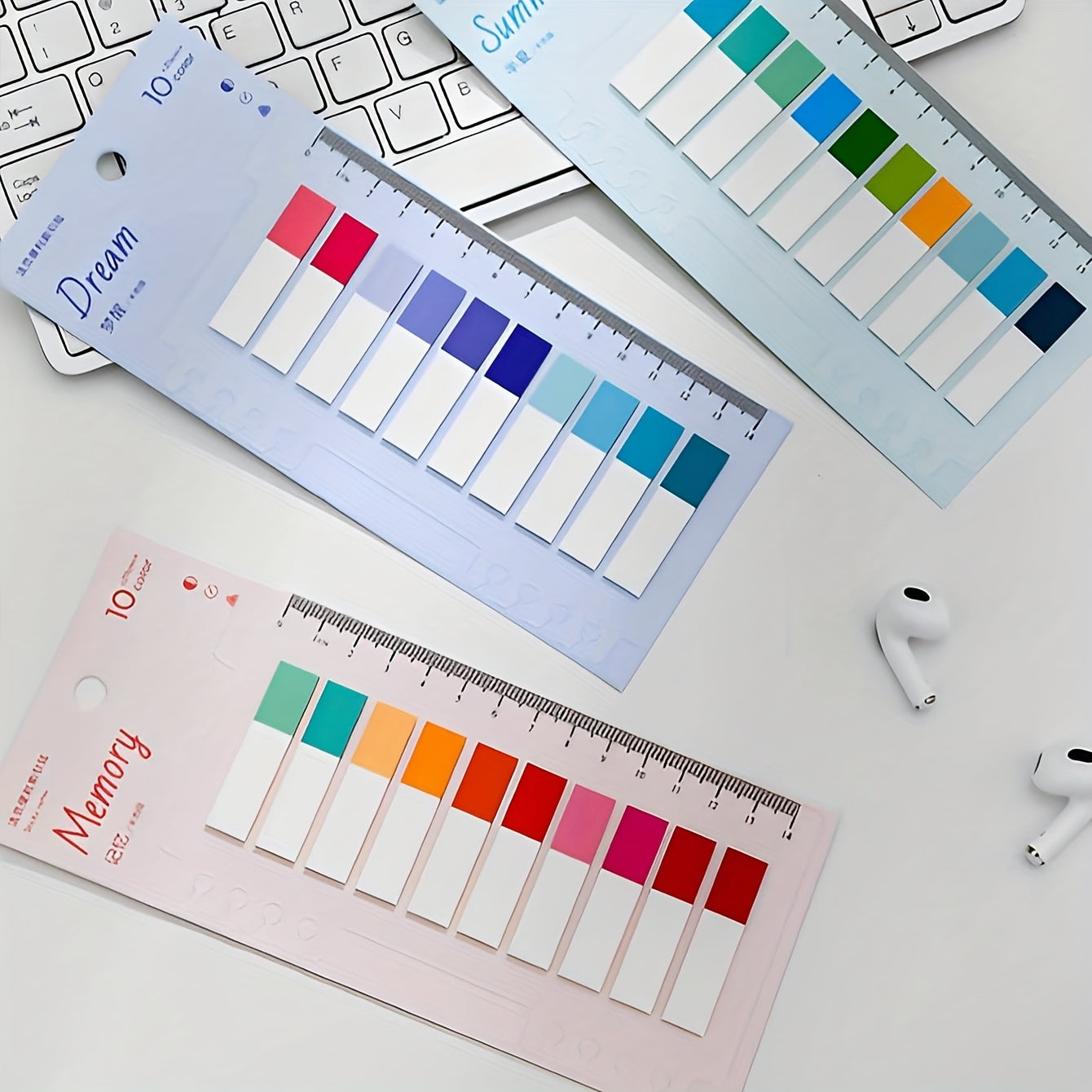1 Sheet 4 Styles Index Stickers Easy To Stick Writable Labels for School Office