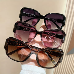 3 Pairs Large Cat Eye Sunglasses For Women Men UV400 Sun Shades