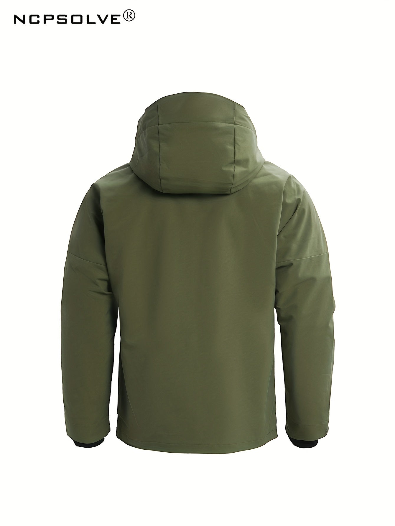 Men's 3 In 1 Zip Hooded Hiking Jacket Large Pocket