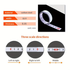 1pc Self Adhesive Metric Scale Ruler for Miter Track Router Table Saw