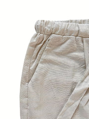  Women's Drawstring High Rise Wide Leg Trousers