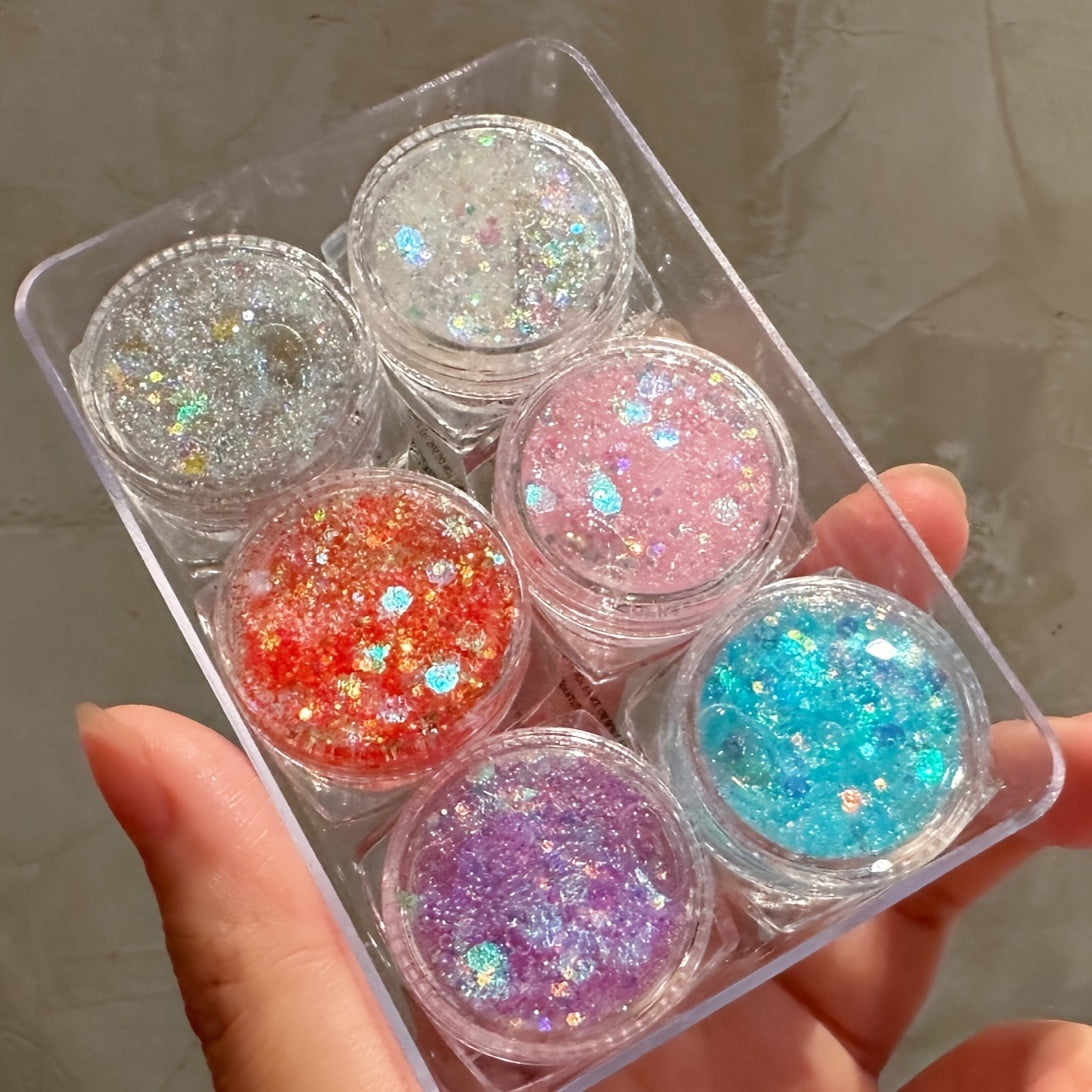 Colorful Glitter Powder Gel for Body and Face Makeup