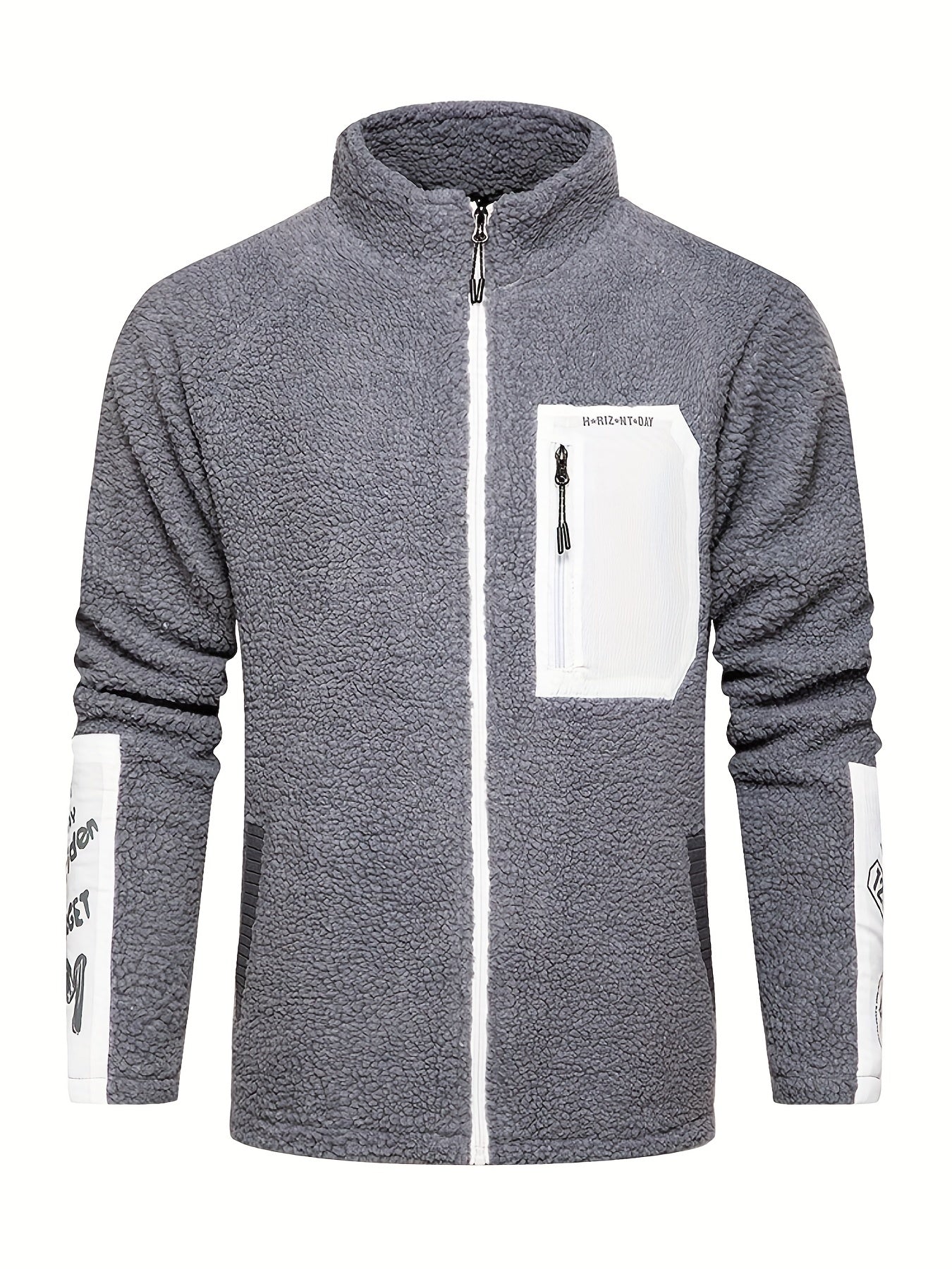 Retro Sherpa Jacket Zip Up Spring Fall Outdoor