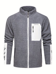 Retro Sherpa Jacket Zip Up Spring Fall Outdoor